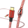 HAMA USB - USB-C 1,5M REFLECTED czerwony - 1382077 - zdjęcie 3